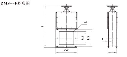 ZMS-F方形手動密閉閘閥
